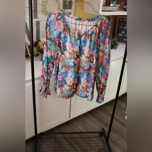 Floral Long Sleeve Boho Blouse 🌸